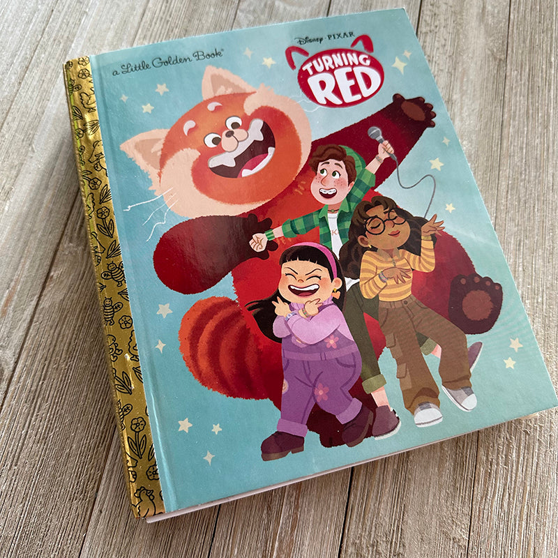 Turning Red(New)-Golden Book Journal READY TO SHIP