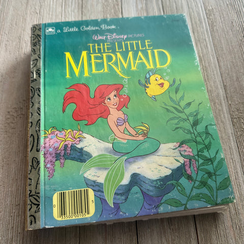 Little Mermaid-Golden Book Journal READY TO SHIP