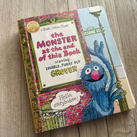 Monster Book-Grover Golden Book Journal READY TO SHIP