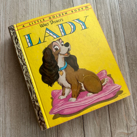 Lady [Vintage] -Golden Book Journal READY TO SHIP