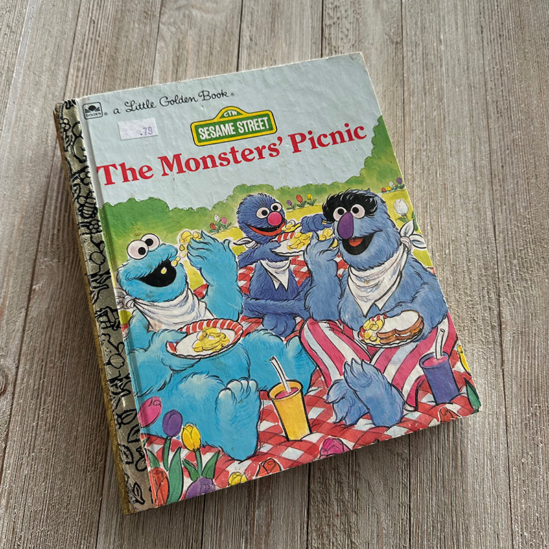 Monster Picnic-Golden Book Journal READY TO SHIP