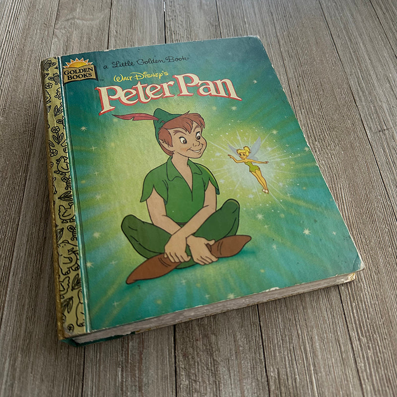 Peter Pan PP41 VINTAGE -Golden Book Journal READY TO SHIP