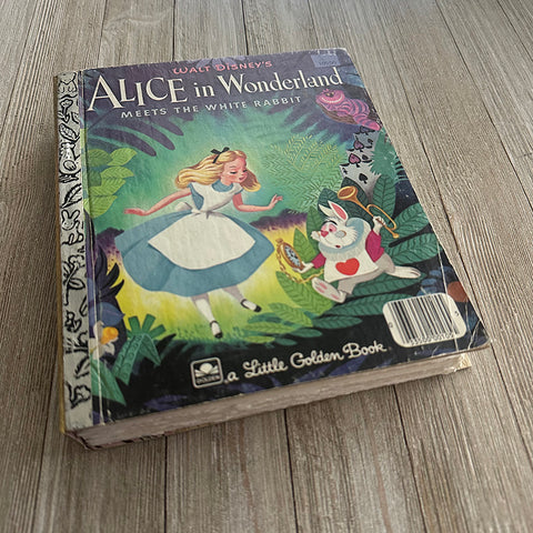 Alice in Wonderland AW33-Golden Book Journal READY TO SHIP
