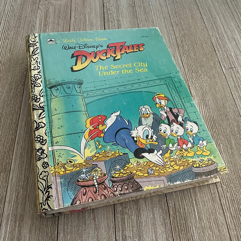 DuckTales Secret City -Golden Book Journal READY TO SHIP