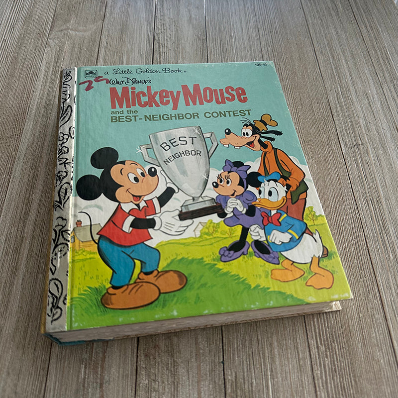 Mickey Best Neighbor 25 -Golden Book Journal READY TO SHIP