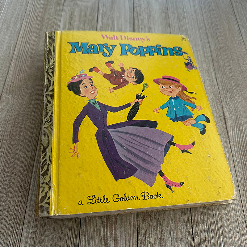 Mary Poppins VINTAGE D113 -Golden Book Journal READY TO SHIP