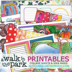 A Walk in the Park Online Sketchbook Adventure & Tour {Self-Study}