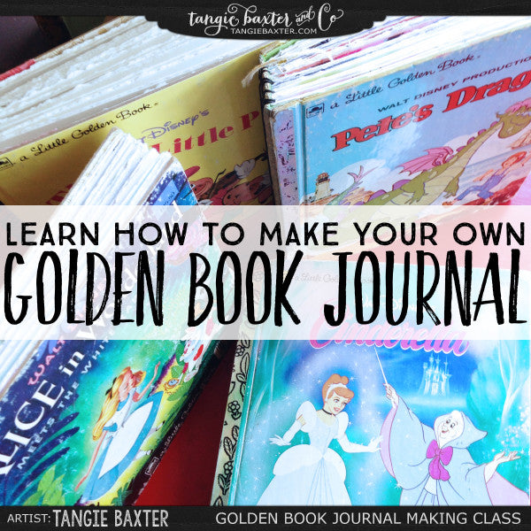 Golden Journal Making Class – Art Journaling the Magic