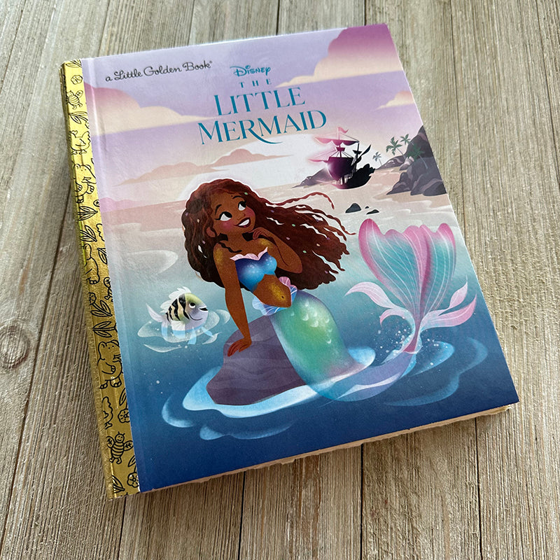 Little Mermaid 2023-Golden Book Journal READY TO SHIP