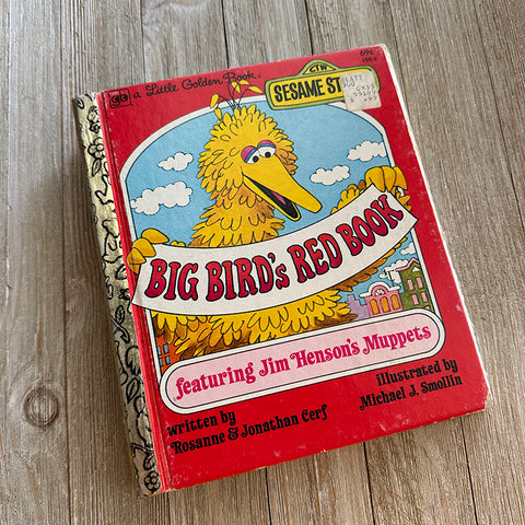 Big Bird's Red Book-Golden Book Journal READY TO SHIP