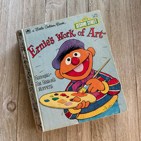 Ernie's Work of Art 03-Golden Book Journal READY TO SHIP