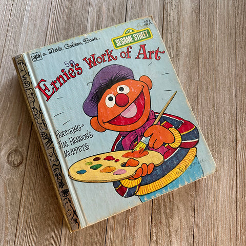 Ernie's Work of Art 01-Golden Book Journal READY TO SHIP