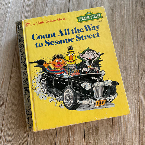 Count All the Way-Golden Book Journal READY TO SHIP