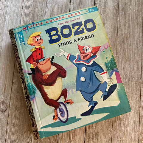 Bozo-Golden Book Journal READY TO SHIP