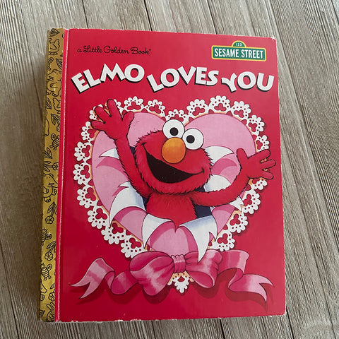 Muppets Elmo Loves You-Golden Book Journal READY TO SHIP