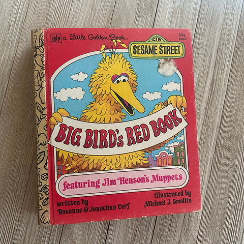 Muppets Big Bird's Red A1-Golden Book Journal READY TO SHIP