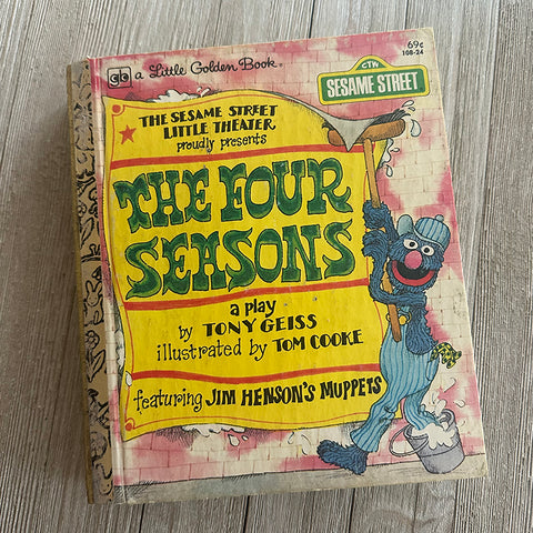 Muppets Four Seasons-Golden Book Journal READY TO SHIP)