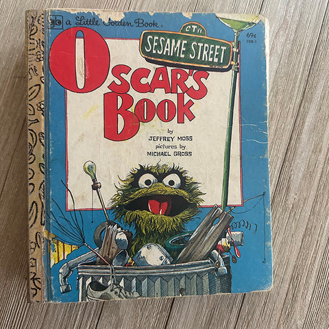 Muppets Oscar's Book-Golden Book Journal READY TO SHIP