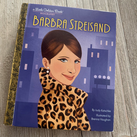 Barbra Streisand-Golden Book Journal Read to Ship