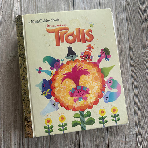 Trolls Yellow Cover-Golden Book Journal- Ready to Ship