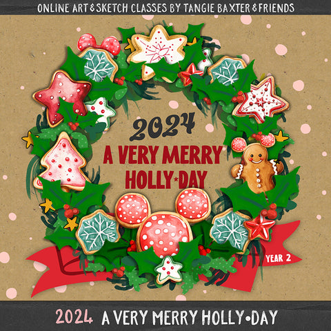 2024 A Very Merry Holly-Day! Year 2