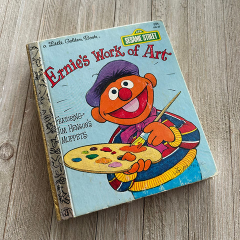 Ernie's Art-Golden Book Journal READY TO SHIP