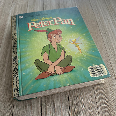 Peter Pan PP43 VINTAGE -Golden Book Journal READY TO SHIP