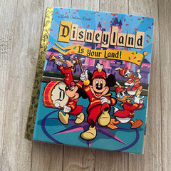 *Made-to-Order* Disneyland is Your Land -Golden Book Journal