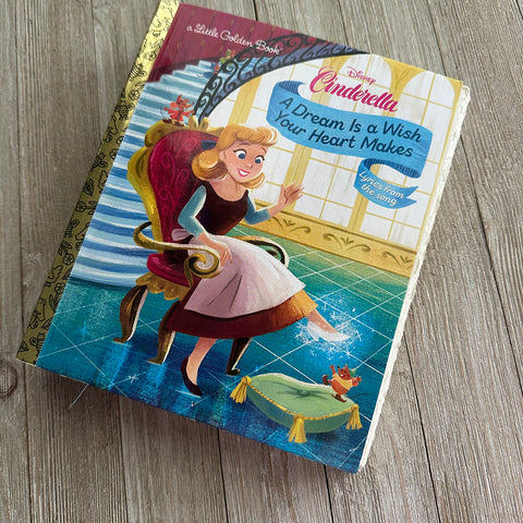 Cinderella Lyrics-Golden Book Journal READY TO SHIP