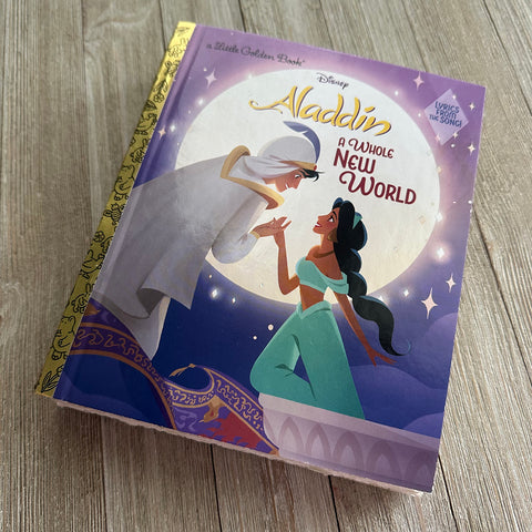 Aladdin Lyrics-Golden Book Journal READY TO SHIP