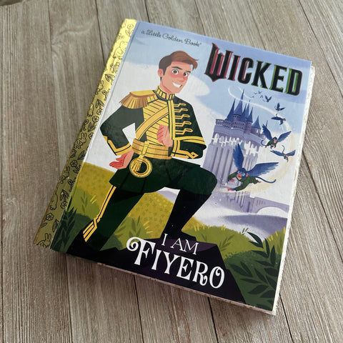 Wicked Fiyero -Golden Book Journal READY TO SHIP