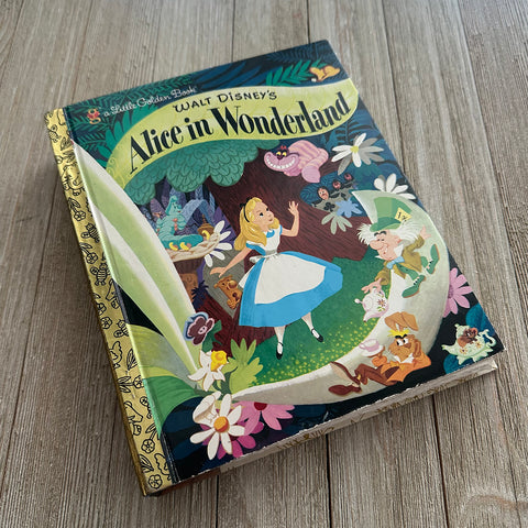 Alice-Golden Book Journal READY TO SHIP