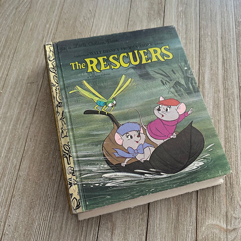 Rescuers -Golden Book Journal READY TO SHIP
