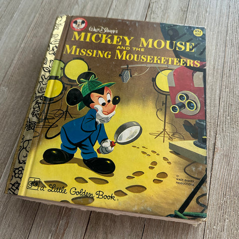 Halloween -Missing Mouse A -Golden Book Journal READY TO SHIP