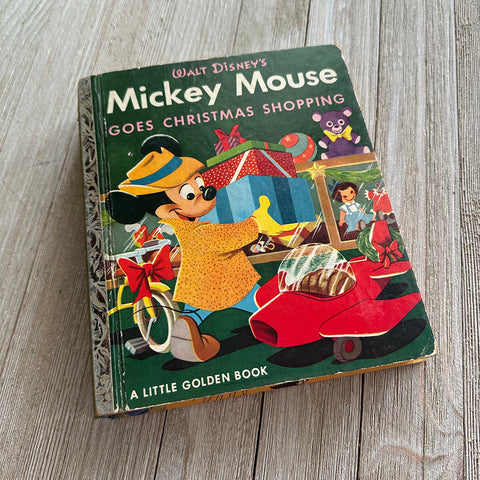 Vintage MM Shop Dark Grn-Golden Book Journal READY TO SHIP