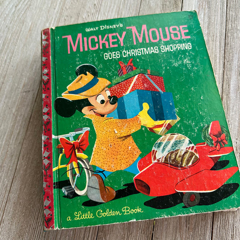 Vintage MM Shop Bright Grn-Golden Book Journal READY TO SHIP