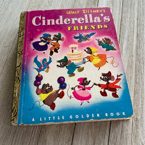 Vintage Cinder Mice-Golden Book Journal READY TO SHIP
