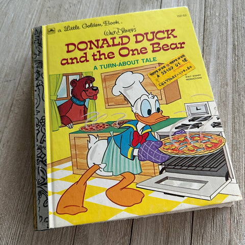 Duck Bear Sticker-Golden Book Journal READY TO SHIP