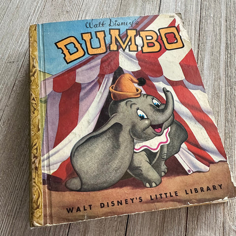 Vintage Dum Tent-Golden Book Journal READY TO SHIP