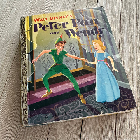 Vintage Pan Window-Golden Book Journal READY TO SHIP