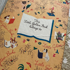 Vintage Cinder Friends MMC 25C Golden Book Journal READY TO SHIP
