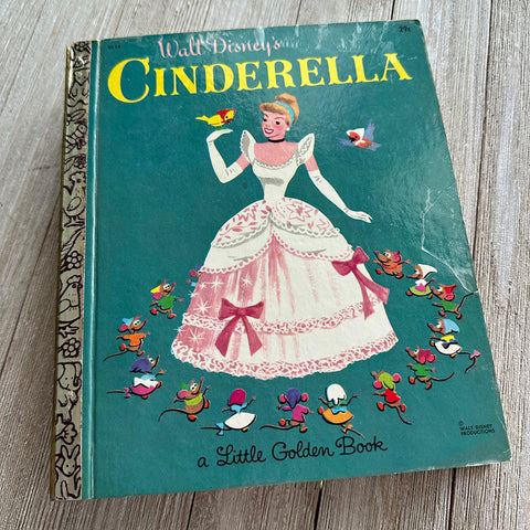 Vintage Cinder Teal 29C-Golden Book Journal READY TO SHIP