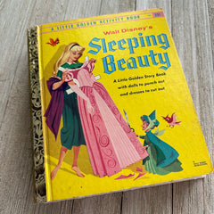 Vintage Sleep Yellow Doll-Golden Book Journal (READY TO SHIP)