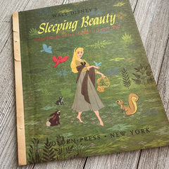 Vintage Sleep Yellow Doll-Golden Book Journal (READY TO SHIP)