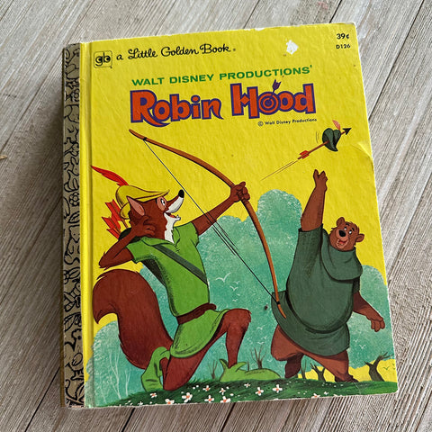 Vintage Robin 39C D126-Golden Book Journal (READY TO SHIP)