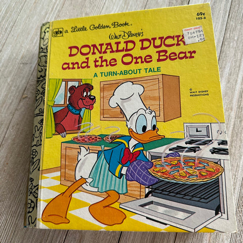 Duck Bear 69C White Stick-Golden Book Journal (READY TO SHIP)