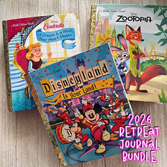 **★ PRE-ORDER ★ 2026 Retreat Season -Golden Book Journal Set