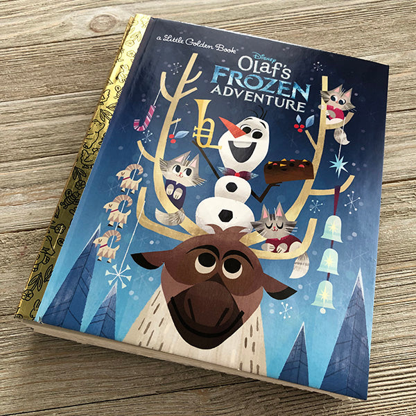 Olaf's Frozen Adventure-Golden Book Journal READY TO SHIP