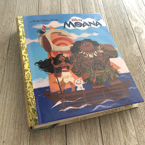 Moana-Golden Book Journal READY TO SHIP