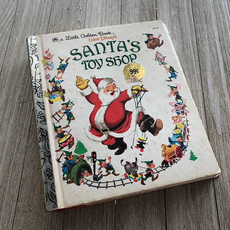 Santa's Toy Shop-Golden Book Journal READY TO SHIP